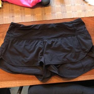 EUC lululemon running shorts